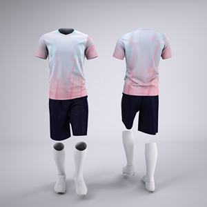 Kaus sepak bola hitam kustom kaus sepak bola set lengkap sublimasi cepat kering baju sepak bola baju latihan jersey sepak bola - Product Image 2