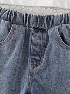 Set di Abbigliamento Estivo per Bambine, Casual con Motivo Fragola per Uso Quotidiano - Product Image 6