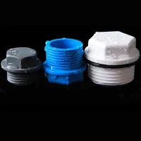 1/2 ",3/4,1" Male Connector Screw Plug End Stop Water Join Adapter Pipa PVC Fitting Thread Plug