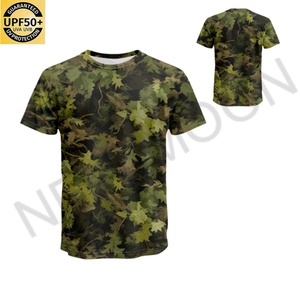 T-shirt personnalisé pour homme, camouflage, protection solaire, combinaison de chasse, évacuation de l'humidité, séchage rapide, combinaison de chasse camouflage - Product Image 5
