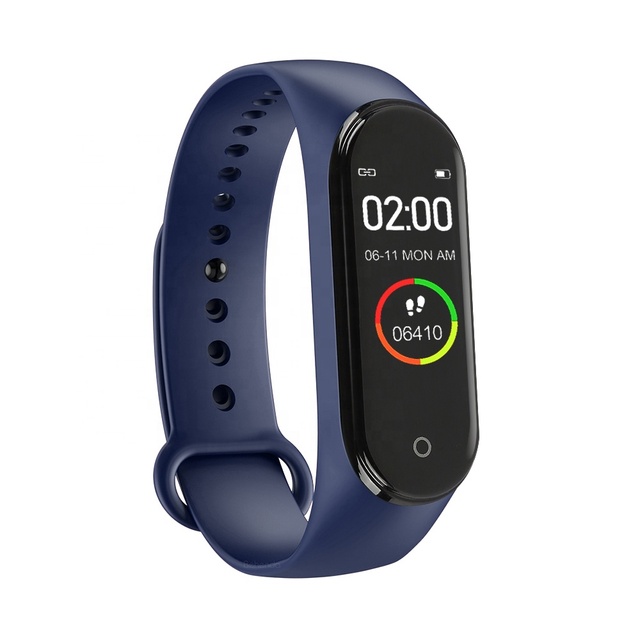 Factory Price M4 Smart Bracelet with Color Display Android Operated Featuring Alarm Clock Function