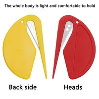 Mini ouvre-lettre en plastique enveloppe et coupe-papier couteau utilitaire pour corde et ouvre-boîte coupe-nœud pour animaux de compagnie ouvre-cadeau