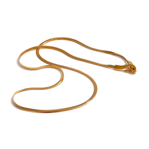 Jinyone 4518 nuovo arrivo squisita <span class=keywords><strong>collana</strong></span> a <span class=keywords><strong>catena</strong></span> d'oro impermeabile 316L in acciaio inox <span class=keywords><strong>collana</strong></span> di metallo per le donne gioielli alla moda - Product Image 1