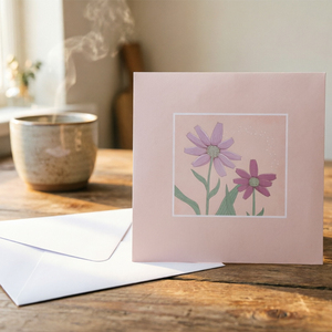 Carte d'invitation de luxe rose 3D pop-up pour anniversaire/Noël, avec fleurs en papier faites à la main, impression UV, DIY, prix d'usine - Product Image 4