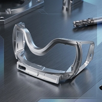 Pièces de cadre avant en métal usinées sur CNC 5 axes personnalisées, en acier inoxydable SS304, pour dispositif de test d'automatisation, composants usinés sur mesure