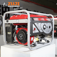 Générateur à essence portable ZUJI 4800, moteur en cuivre pur, puissance nominale 2,8 kW, puissance maximale 3,4 kW, monophasé, moteur 3 kW, haute productivité, ISO9001