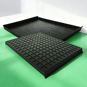 Plateau antistatique en plastique noir, rectangle, PEHDPEPP, écologique, organisateur de bureau, boîte de rangement sécurisée, boîte antistatique - Product Image 1