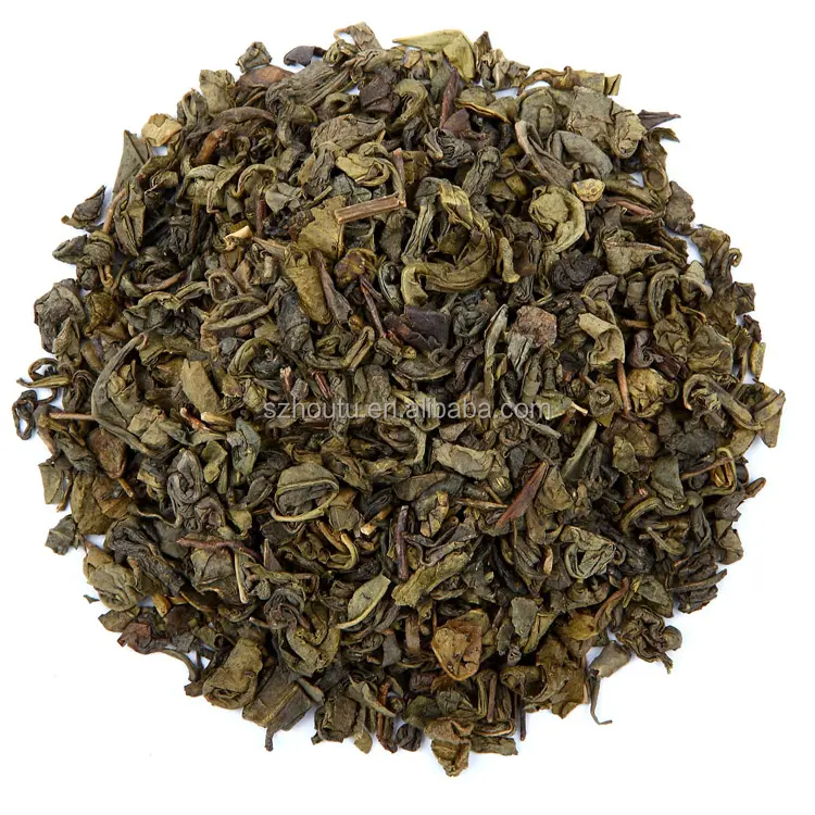 Curah Cina 9375 teh Gunpowder hijau rasa organik ke Asia Tengah kualitas baik