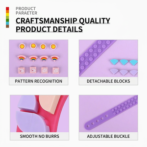 Jouet DIY : Sac de petits blocs pour la création de bracelets, cadeau amusant pour enfants de 6 à 12 ans - Product Image 2