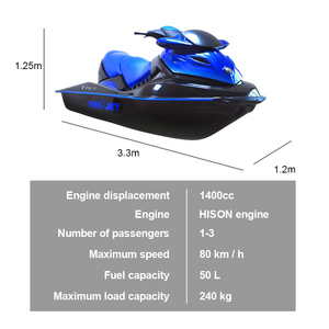 Moto d'Acqua HISON 2025 JTF Motoscafo con <span class=keywords><strong>Motore</strong></span> a 4 Tempi 1400cc, Prodotto ad Alte Prestazioni per Sport Acquatici - Product Image 3