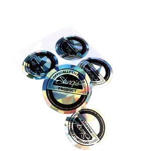 Hologram 3d Pvc Stickers Labels Self Adhesive Security Label Aluminium Foil Custom Sticker Logo - Product Image 1