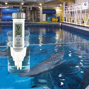 เครื่องวัดค่า <span class=keywords><strong>pH</strong></span> ขนาดปากกาดิจิตอลช่วง 0-14pH พร้อม ATC, หน้าจอ LCD ขนาดใหญ่กันน้ํา IP65 การสอบเทียบอัตโนมัติ - Product Image 3