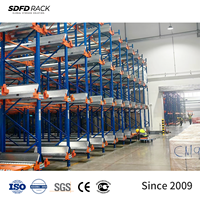 Sistema de Estanterías Automáticas de Alta Calidad para Almacenes, Sistema de Estanterías de Paletización con Radio Shuttle, Estanterías Multi-Nivel para Almacenamiento Industrial en Cámaras Frigoríficas