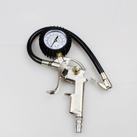 Cai's Dial Gauge Blow Gun Air Duster Tire Inflating Iron Cylinder Pneumatic Pipe Accessory Kit Quick Coupler Fittings 3kg