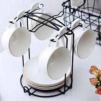 Support de tasses suspendu pour comptoir de cuisine, étagère de rangement en fer, présentoir en acier