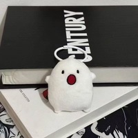 Breloque de sac créative Wala, pendentif couple en peluche mignon en forme de Mochi, porte-clés poupée Kawaii, figurine inspirée du cœur pour filles, en polyester