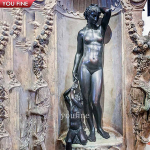 Sculpture en bronze Bargello sur piédestal en fonte de laiton pour jardin extérieur, statue de Danaïe de <span class=keywords><strong>Cellini</strong></span> - Product Image 2