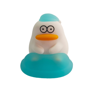 Figurine 3D en caoutchouc/PVC souple, design canard mignon, écologique, durable, pour la maison, le bureau, la voiture, ornements de bureau, couleur personnalisée, cadeau - Product Image 2