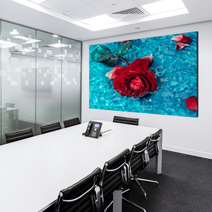 Écran LED à pas fin P0.9-P1.8 COB, écran LED 16:9, panneau LED à épissure transparente pour solution d'affichage de production <span class=keywords><strong>virtuelle</strong></span> - Product Image 1