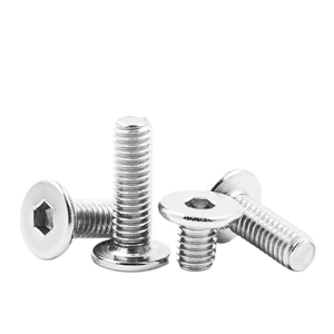 Thép không gỉ 304/316 Máy Vít <span class=keywords><strong>Hex</strong></span> ổ cắm M2-M8 cm hình lục giác ổ cắm mỏng phẳng đầu Metric Hệ thống đo lường - Product Image 1
