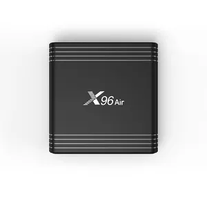 أحدث X96 الهواء مربع التلفزيون الذكية AmlogicS905X3 2GB 16GB الروبوت 9.0 التلفزيون مربع 8K 2.4G واي فاي X96Air