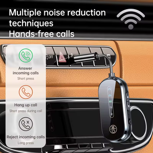 HG Airplane Transmetteur audio Bluetooth 5.3 Adaptateur sans fil supportant <span class=keywords><strong>2</strong></span> haut-parleurs ou un casque avec faible latence pour les voyages en avion - Product Image 6