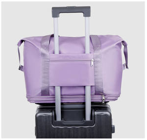 سعة كبيرة فصل الرطب الجاف متعددة الطبقات قابلة للتوسيع الأمتعة الكتف دوفيل عجلة عالمية قابلة للإزالة - Product Image 5