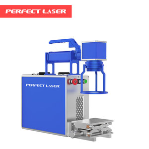 Hoàn hảo laser-vũ Hán nhà máy xách tay xử lý cố định tự động tập trung Laser khắc máy/50 Wát sợi Laser đánh dấu máy - Product Image 2