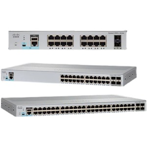 WS-C2960L-24TS-LL chất xúc tác 2960l 24Port Gigabit Ethernet Switch Lan Lite giấy phép cho mạng văn phòng - Product Image 5