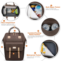 Benutzer definierte große Kapazität wasserdichte Windel Rucksack für Frauen Fashion Factory Outdoor Mama Windel tasche Umhängetasche
