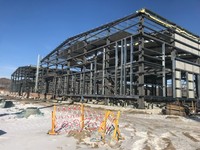 Meteo World Cadre spatial en acier haute résistance Grande portée 60-300M Stade/Station sans colonne Structure en acier recyclab