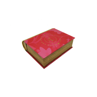 Boîte en métal en forme de mini livre, impression personnalisée de haute qualité, pour cadeau de chocolat
