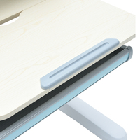 Bureau d'apprentissage ergonomique de haute qualité en métal et en bois pour enfants, table d'étude multifonctionnelle moderne et luxueuse pour chambre à coucher