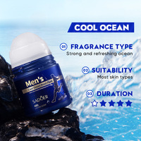 Déodorant Anti-transpirant Bio Naturel Parfumé en Roll-on Longue Durée Fraîcheur et Sécheresse des Aisselles pour Hommes