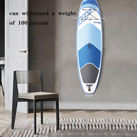 Support de mur de planche de surf en acrylique transparent présentoirs en acrylique présentoir de planche de surf support de planche de surf
