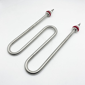 Tabung pemanas kepala ganda, alat pemanas air rumah kekuatan rendah Stainless Steel 800W - Product Image 1