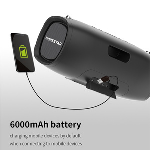 <span class=keywords><strong>Caixa</strong></span> De Som Potente 50w, Altavoz de Alta Potencia Original HOPESTAR A6, Altavoz Portátil para Fiestas al Aire Libre con Micrófono y Bluetooth - Product Image 5