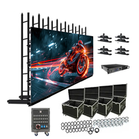 Système de panneaux d'affichage vidéo 3D P2 P2.5 P3.91, module publicitaire extérieur pour fenêtre, écran vidéo mural intérieur P4, écran LED P3.91