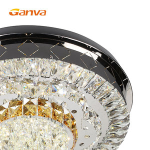 Lámpara de Techo <span class=keywords><strong>LED</strong></span> Redonda de Cristal para Decoración de Interiores de Lujo Ganva - Product Image 5