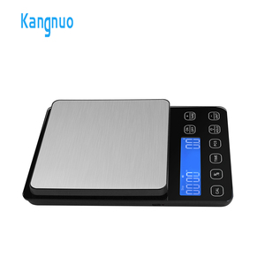 เครื่องชั่งดิจิตอลแบบอิเล็กทรอนิกส์ LCD หน้าจอแสดงผลแบบแพลตฟอร์ม สแตนเลส รุ่นใหม่ พร้อมฟังก์ชั่นตั้งเวลา ชั่งน้ำหนักได้หลายหน่วย (PCS) สำหรับชั่งอาหาร - Product Image 1