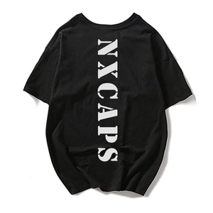 Camiseta Hipster Personalizada para Hombre, Nuevo Estilo Japonés, Algodón Grueso, Diseño Gráfico Hip Hop, Corte Holgado, Cuello Redondo, Talla Grande - Product Image 1