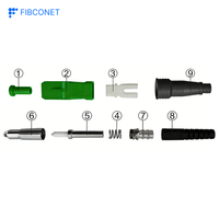 FTTH Indoor/Outdoor Optical Cable Single /Multi-Mode SC APC/UPC Through Wall Fiber Patch Cord