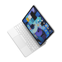 Penutup Tablet Keyboard kulit Pu, untuk iPad Air 11 inci 2025 / 2024 untuk iPad Pro 11 inci (1/2nd/3rd/4th generasi)