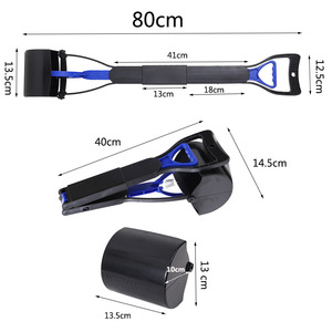 Vente directe d'usine, ramasse-crottes portable de 80 cm de long, écologique, imperméable, durable, pliable, en plastique, réutilisable - Product Image 2