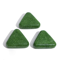 Barre solide de shampooing de savon sans sulfate de marque de fabriquant personnalisée à base de plantes Usma Herbe de croissance de cheveux Feuille de thuya Triangle