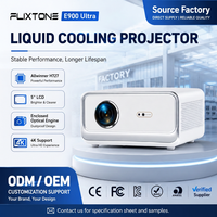 Projecteur intelligent OEM E900 Ultra, prise en charge 4K, refroidissement liquide, SoC H727, moteur optique LCD intégré de 5 pouces, 3600 ANSI, projecteur de jeu
