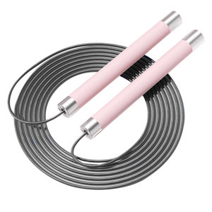 <span class=keywords><strong>Corde</strong></span> <span class=keywords><strong>à</strong></span> <span class=keywords><strong>sauter</strong></span> réglable en silicone avec roulements <span class=keywords><strong>à</strong></span> billes, haute qualité, portable, pour enfants, débutants, adultes, entraînement cardio, fitness - Product Image 1