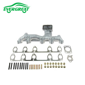 Grand collecteur d'échappement en fonte 076253033 pour moteur diesel VW Crafter 2.5 TDI BLK BJK BJJ BJL BJM <span class=keywords><strong>CEBA</strong></span> CEBB CECA CECB - Product Image 1