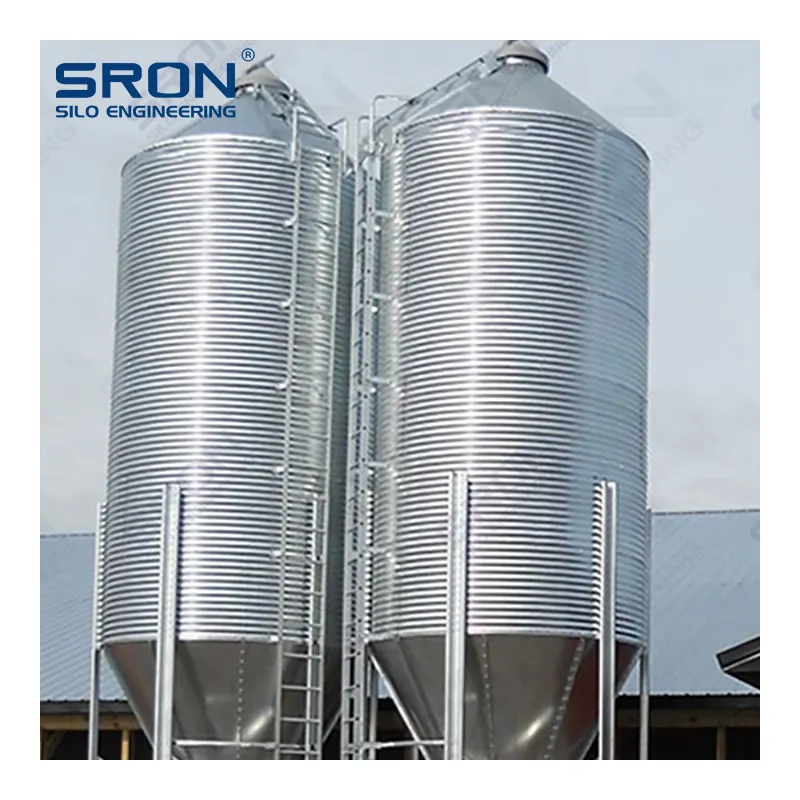 Silo de grano de 200 toneladas usado para almacenamiento de granos, gran oferta