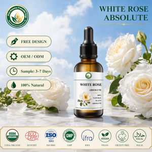 Aromaterapia para el Bienestar, Esencias Relajantes, <span class=keywords><strong>Rosa</strong></span> Blanca Absoluta (<span class=keywords><strong>Rosa</strong></span> <span class=keywords><strong>Alba</strong></span>) 100% Pura para Difusor y SPA - Product Image 2